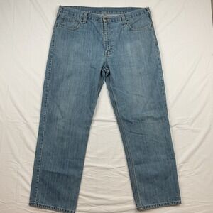 Carhartt‎ Relaxed Fit Jeans Mens 40 32 Blue Denim Workwear Rugged